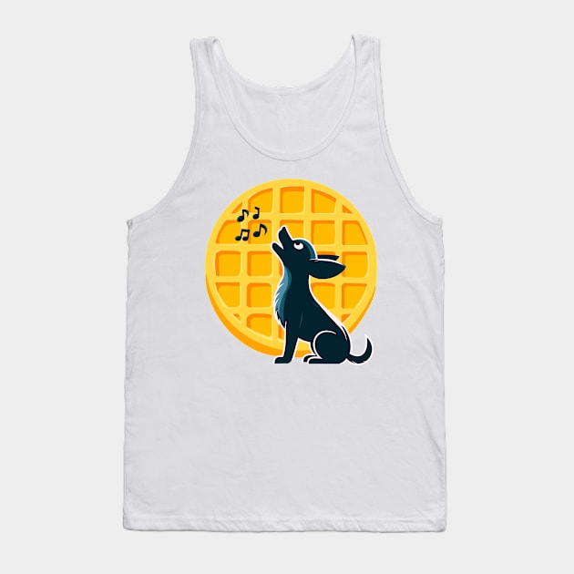 It’s Only A Waffle Moon Tank Top by Ghost on Toast